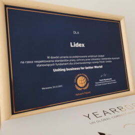 Lidex rewarded