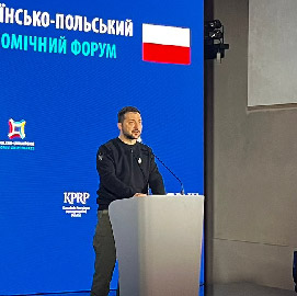 We provided interpreting services during the Polish-Ukrainian Economic Forum with the participation of the President of Ukraine Volodymyr Zelenskyy
